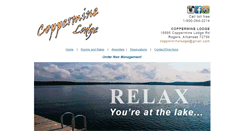 Desktop Screenshot of copperminelodge.com